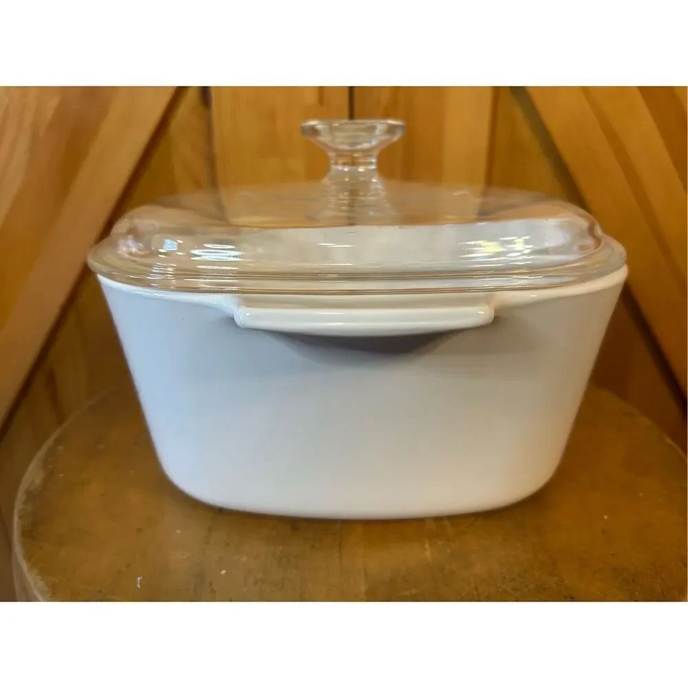 Vtg CORNING WARE A-3-B 3 QUART CASSEROLE DISH W/ PYREX A9C LID-SPICE OF LIFE (84